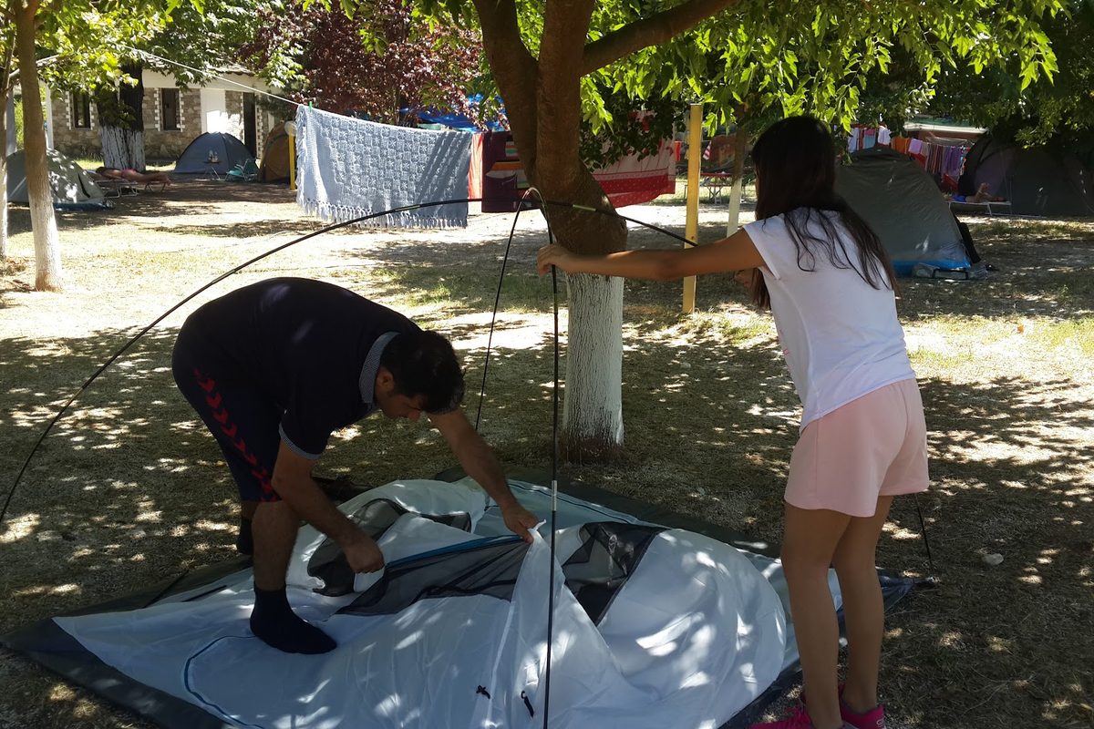 Camping Golden Beach campsite in Panayía — photo 2