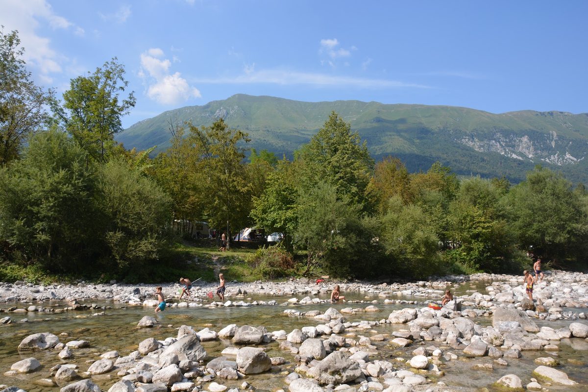 Camping Nadiža Podbela campsite in Breginj — photo 2