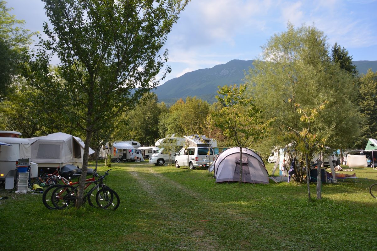 Camping Nadiža Podbela campsite in Breginj — photo 3