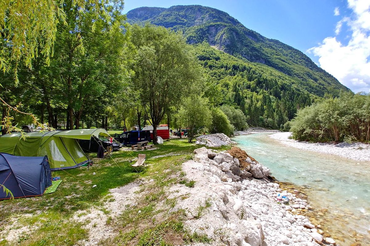Camping Pension Kamp Klin campsite in Soča — photo 2