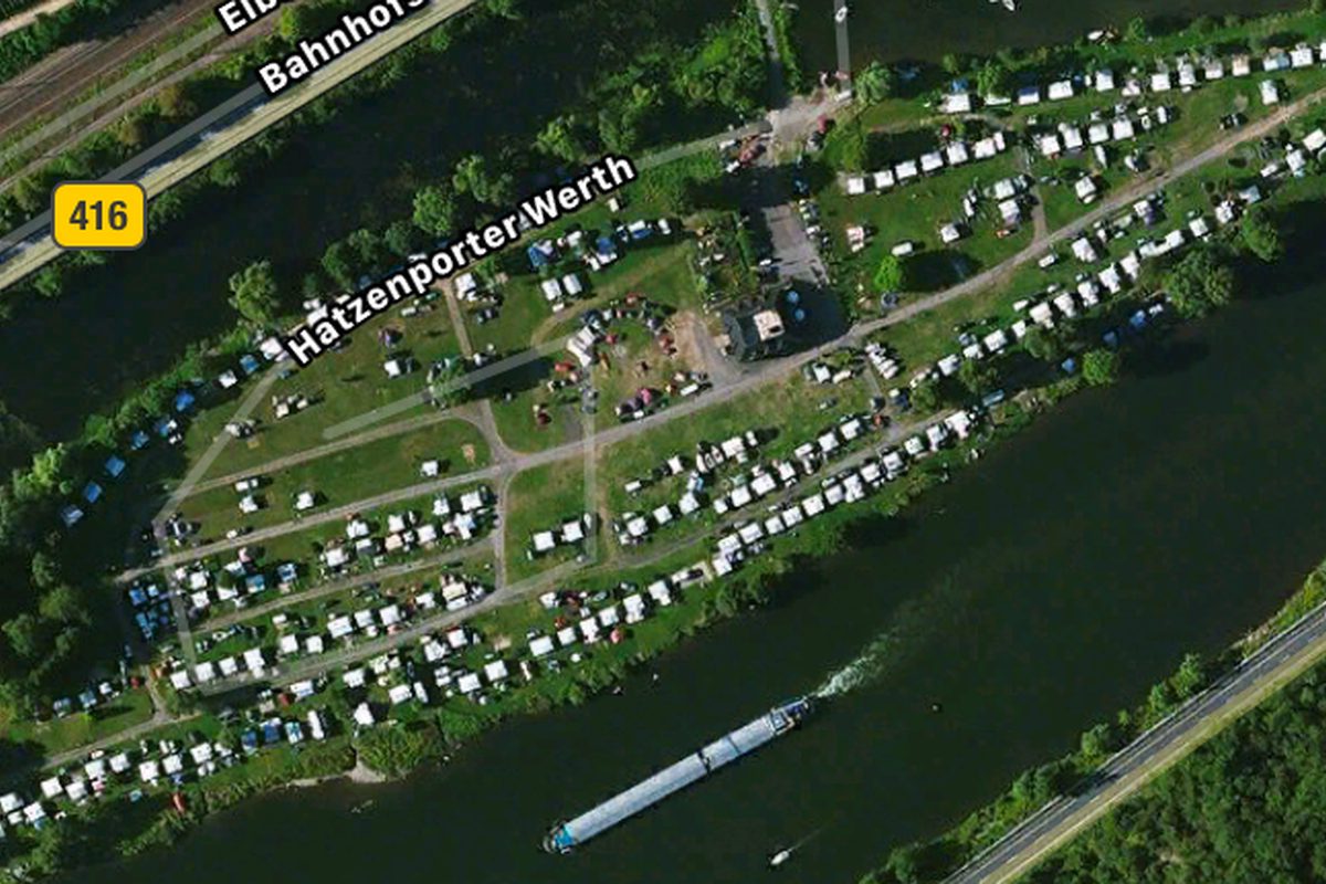 Campinginsel Sonnenwerth campsite in Hatzenport — photo 4