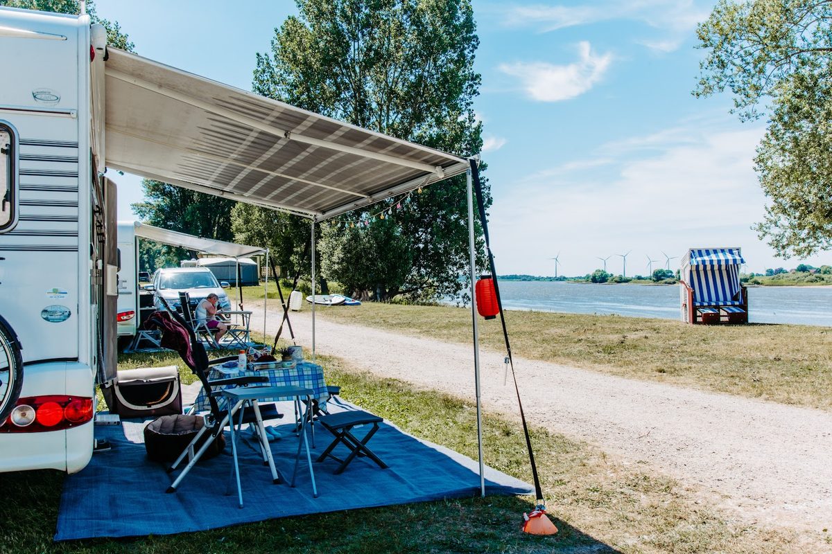 Campingplatz Stover Strand campsite in Drage — photo 4