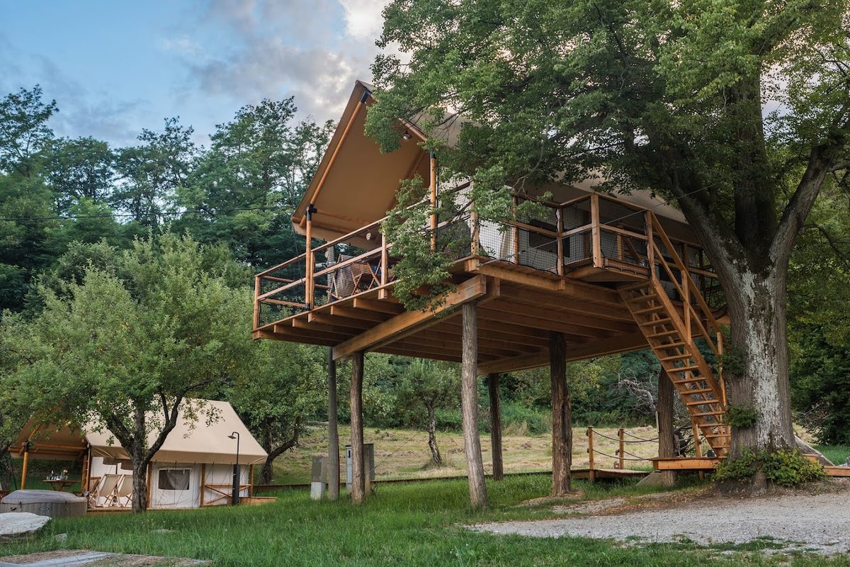Chateau Ramšak, vineyard glamping resort campsite in Počehova — photo 5