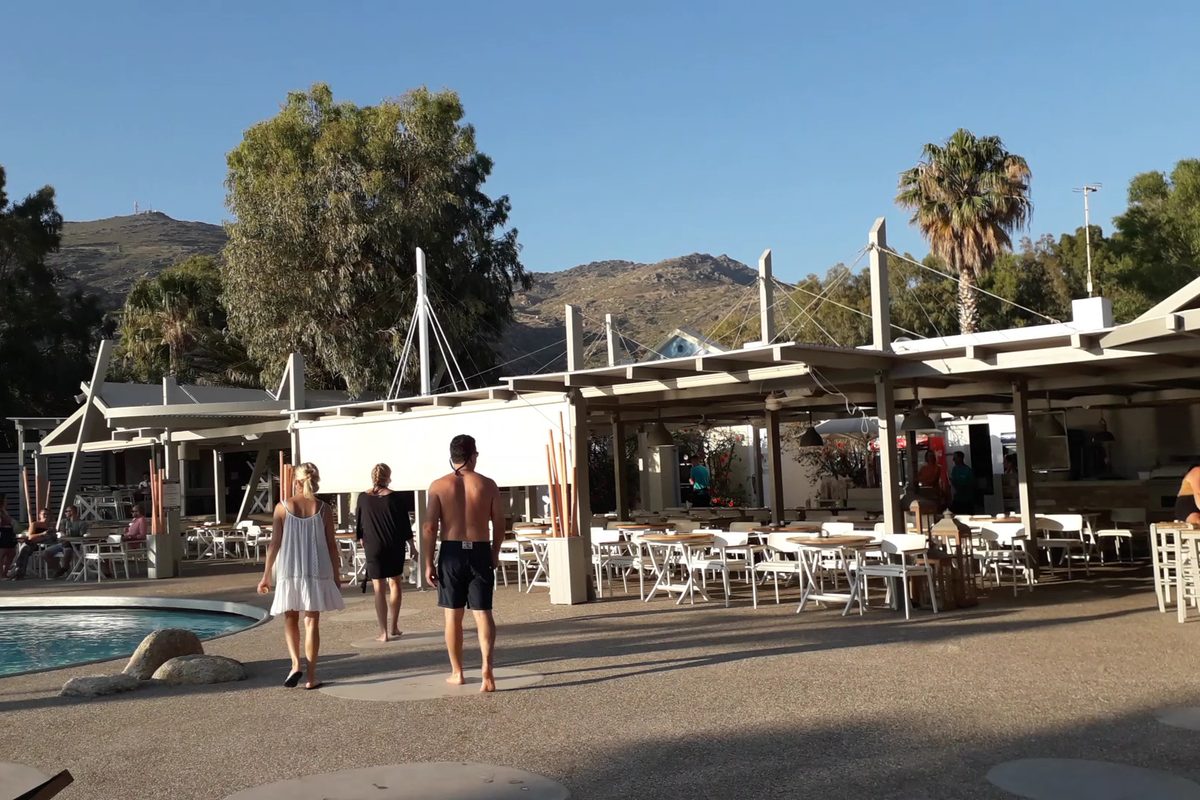 FarOut Beach Club campsite in Mylopotas — photo 2